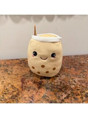 Plush 6" Boba Milk Tea Stuffed Toy